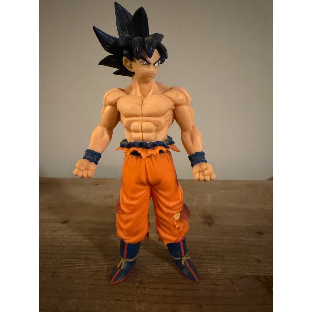 Dragon Ball Z Goku Action Figure Anime Collectible Orange Gi Black Hair 6 Inch